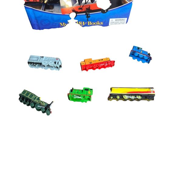 Thomas and Friends My Busy Books Set Storybook Playmat 6 Train Figures - Picture 6 of 13